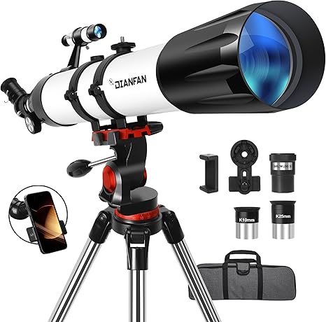 Dianfan 90800 90mm Refractor Telescope